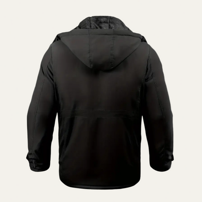 Men’s Insulated Outdoor Parka with Hood and Utility Pockets