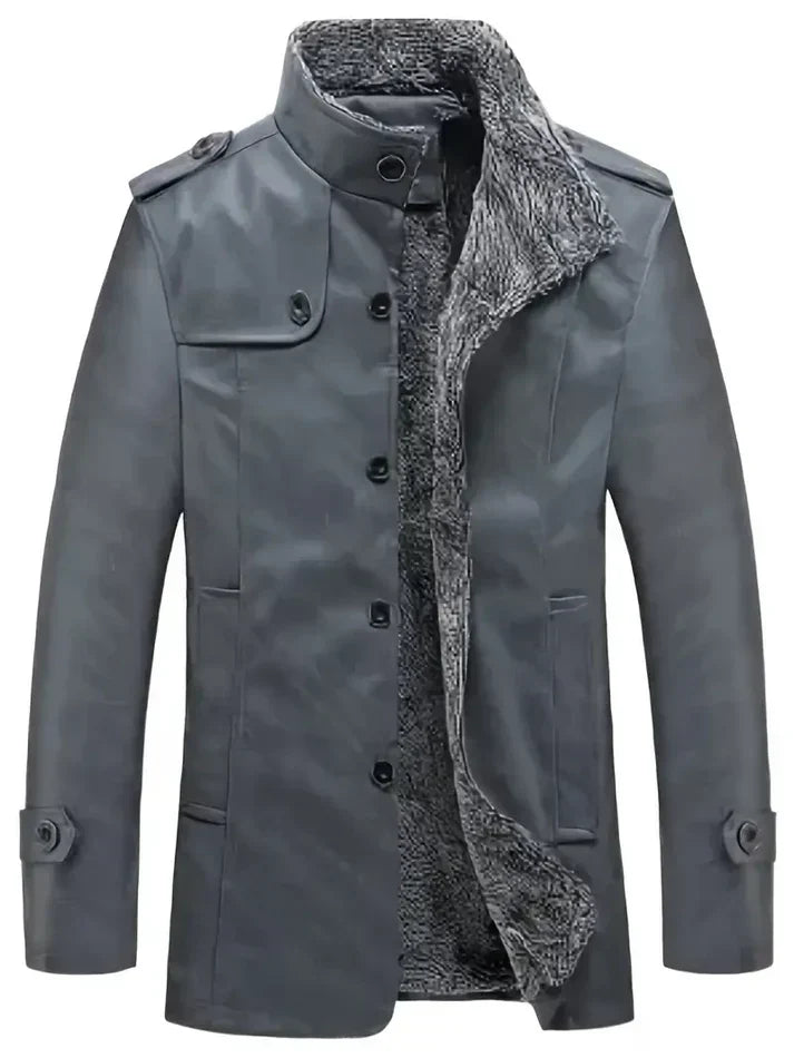 Men's Taliesin Leather Jacket, Fleece Lined