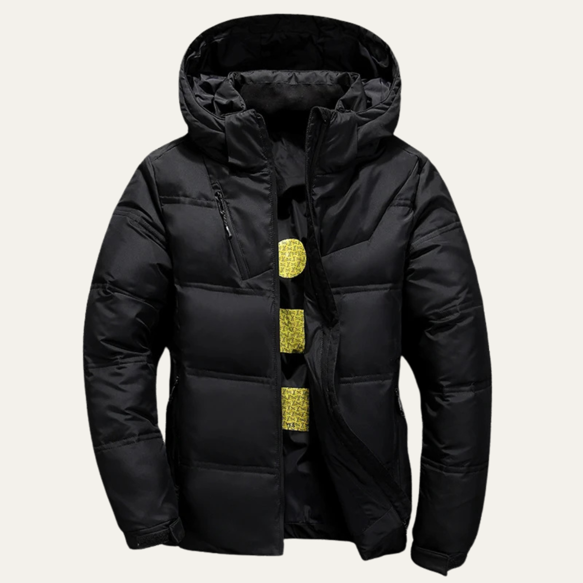 Men’s Wide Baffle Insulated Puffer Jacket