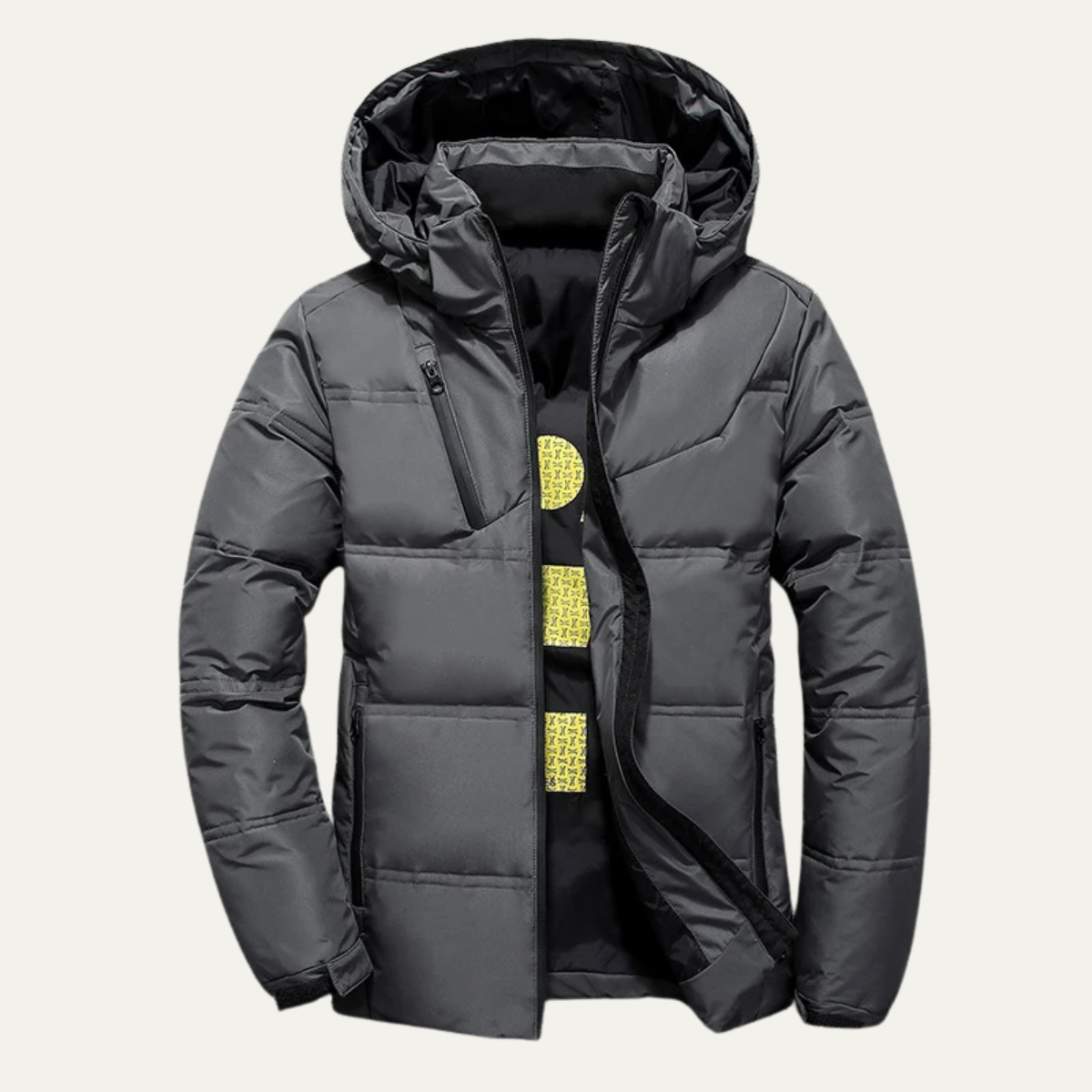 Men’s Wide Baffle Insulated Puffer Jacket