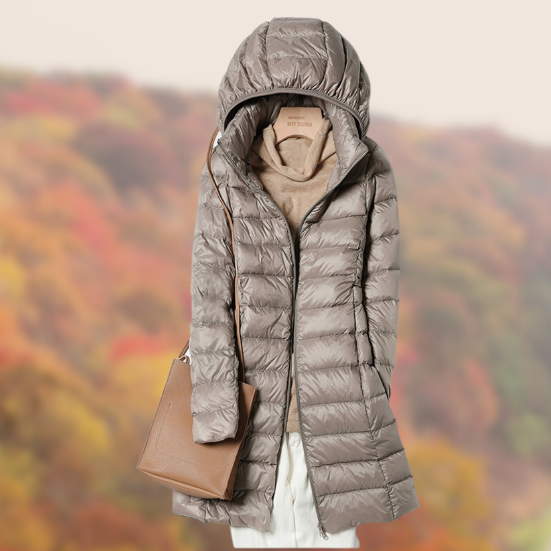 Women's Slim Water Repellent Parka Jacket