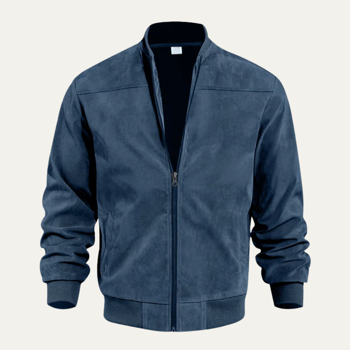 Men’s Suede Look Bomber Jacket