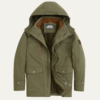 Men’s Insulated Mid Length Winter Parka