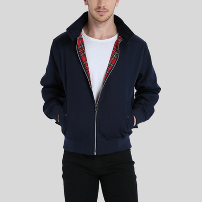 Men’s Classic Zip Front Harrington Jacket