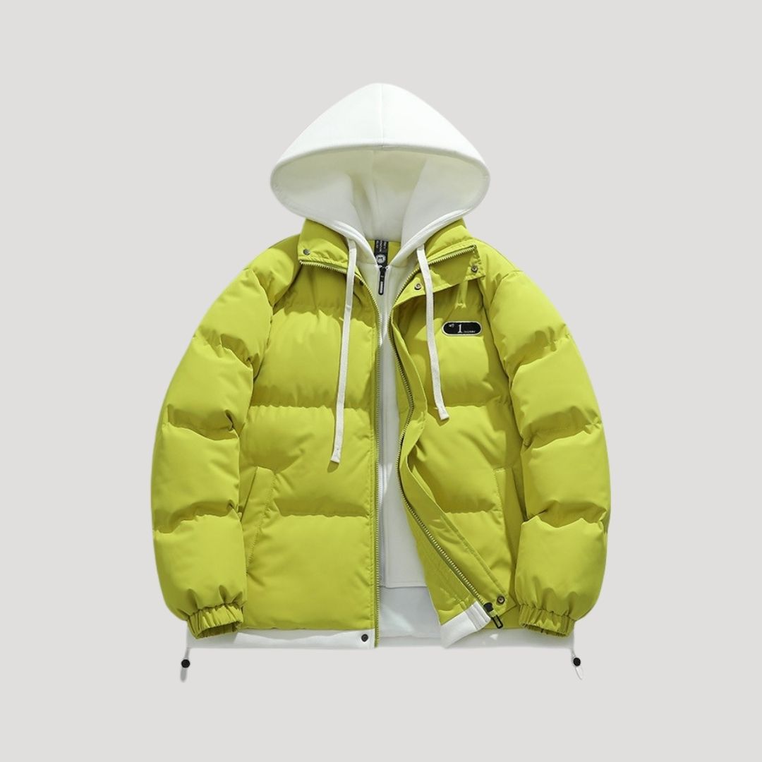 Cevori Hooded Style Puffer Quilted Winter Jacket