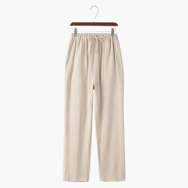 Comfortable Cotton Casual Pants - BritishElegance