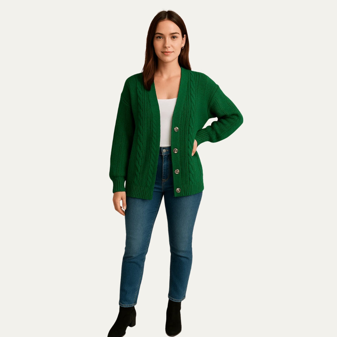 Women’s Cozy Cable Knit Cardigan