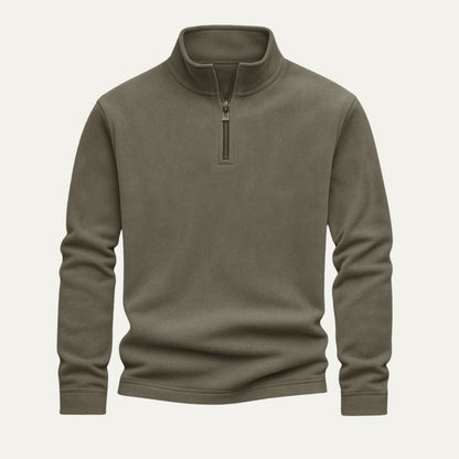 The Albury Classic Fleece Quarter Zip Jumper for Men