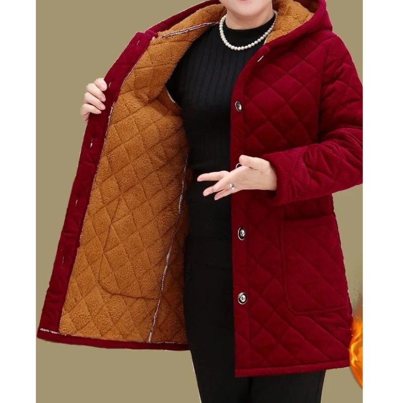 Warm Women's Padded Coat - BritishElegance