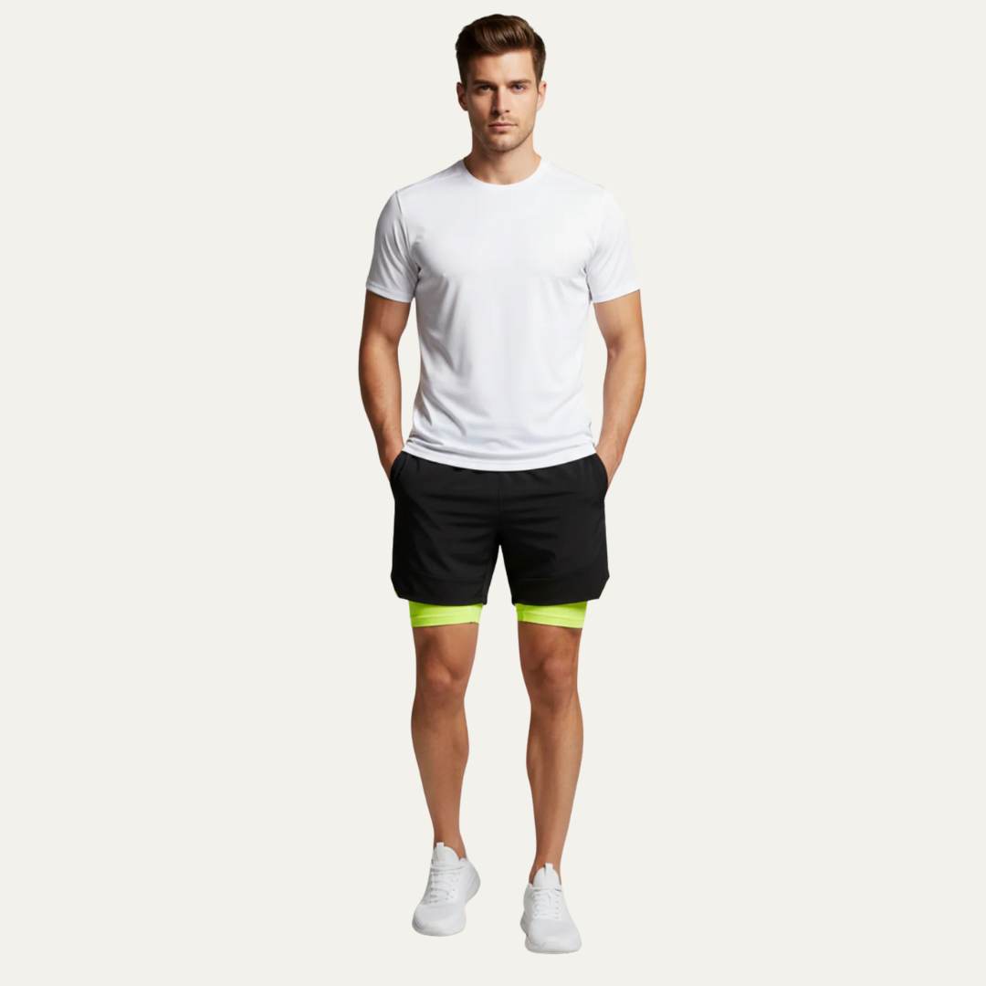 Men’s Layered Performance Training Shorts