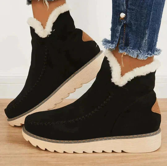 Warm orthopedic shoes