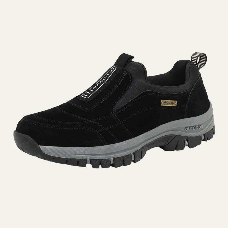 Men’s Rugged Slip On Suede Outdoor Hiking Shoes