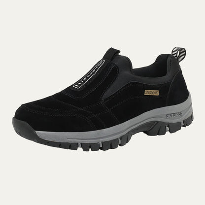 Men’s Rugged Slip On Suede Outdoor Hiking Shoes
