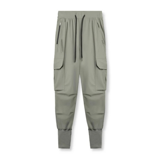 Comfortable Cargo Pants for Men with Elastic Waist - BritishElegance