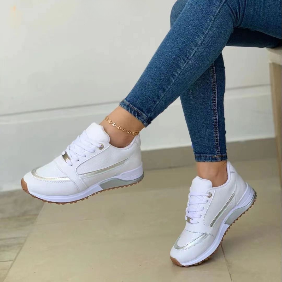 Isla Orthopedic Low-Top Sneakers | Lace-Up Cushioned Sneakers
