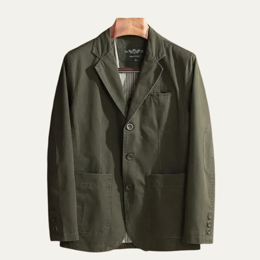 The York Men’s Casual Slim Fit Three Button Lightweight Blazer Jacket