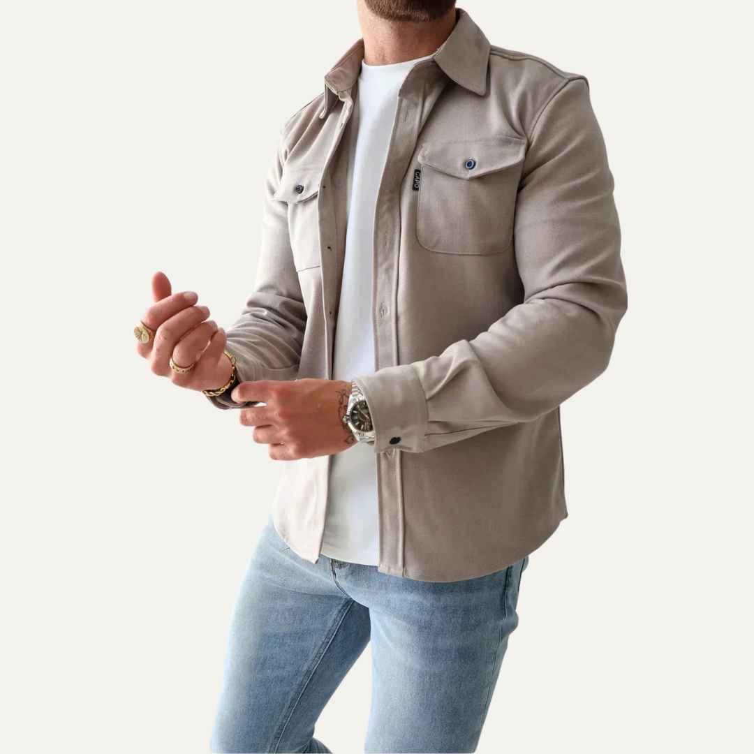 Men’s Military-Inspired Shacket