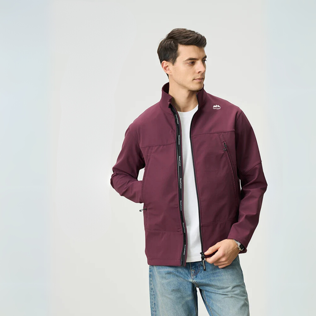 Mark – Black Bomber Jacket Men - Stylish Oversized | Outdoor Jacket