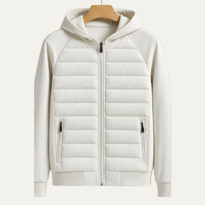 Men’s Hybrid Hooded Quilted Jacket
