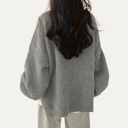Women’s Oversized Balloon Sleeve Knit Sweater