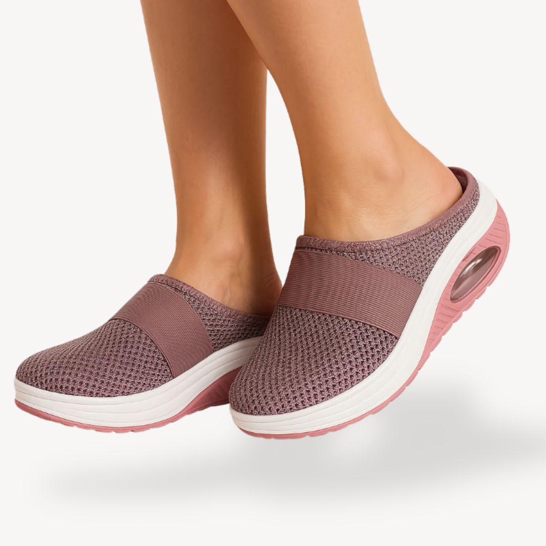 Women's Orthopedic Air Cushion Mesh Slip-on Mule