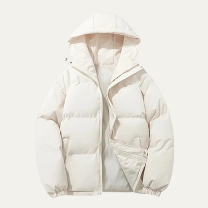 Men’s Insulated High Neck Hooded Puffer Jacket