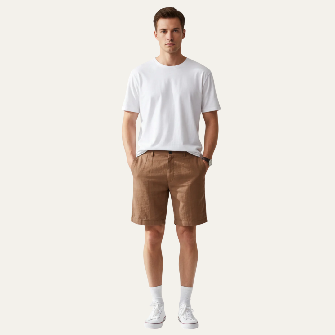 Men’s Tailored Flat Front Dress Shorts