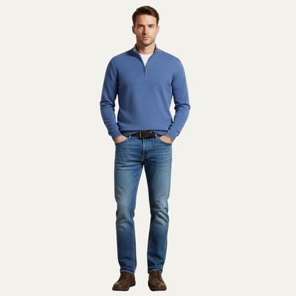 Men’s Fine Gauge Quarter Zip Pullover