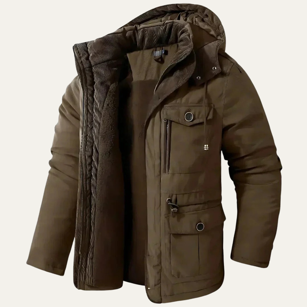 Men’s Heavy Hooded Utility Parka