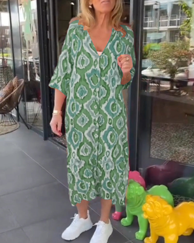 Women's Lightweight Floral Maxi Dress for Summer