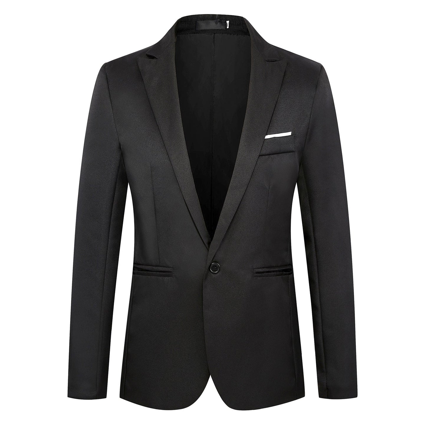 Classic Fit Single Button Mens Blazer - BritishElegance