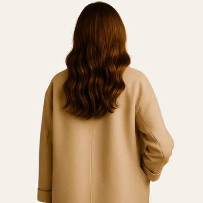 Women’s Oversized Double-Breasted Overcoat