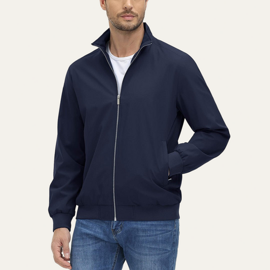 Men’s Relaxed Minimalist Harrington Jacket