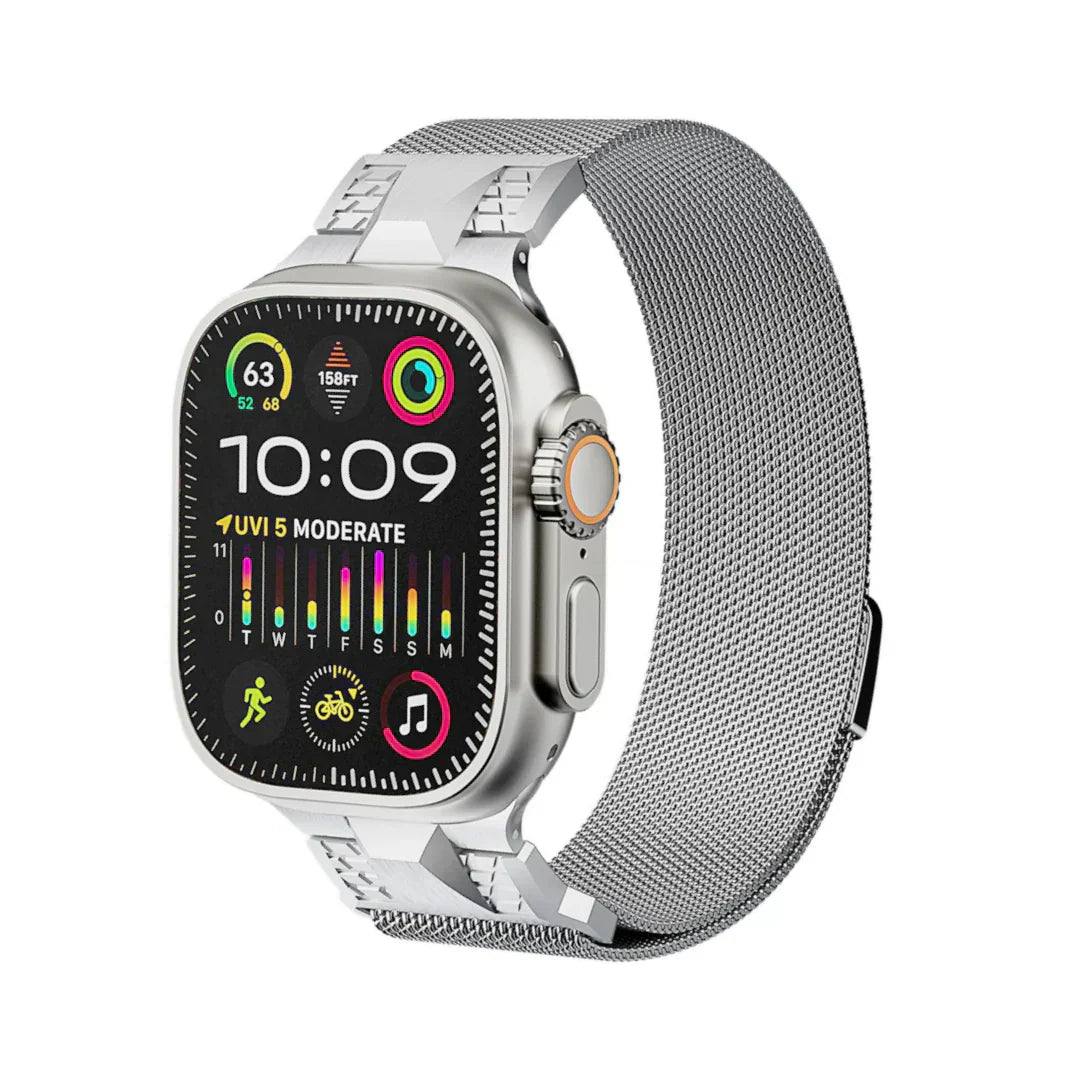 Stylish Magnetic Metal Strap for Apple Watch