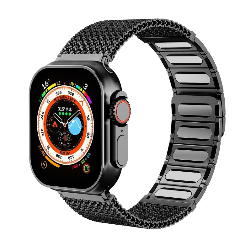 Stylish Braided Metal Band For Apple Watch - BritishElegance