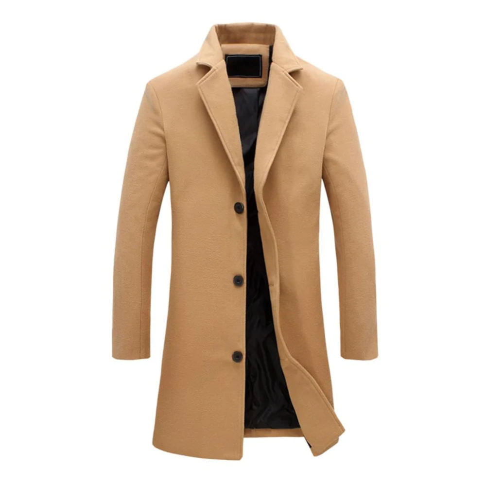 Men’s Classic Single Breasted Overcoat