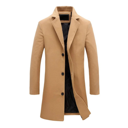 Men’s Classic Single Breasted Overcoat
