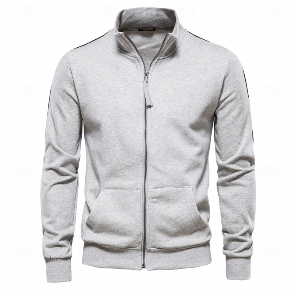 Men’s Stripe Sleeve Track Jacket