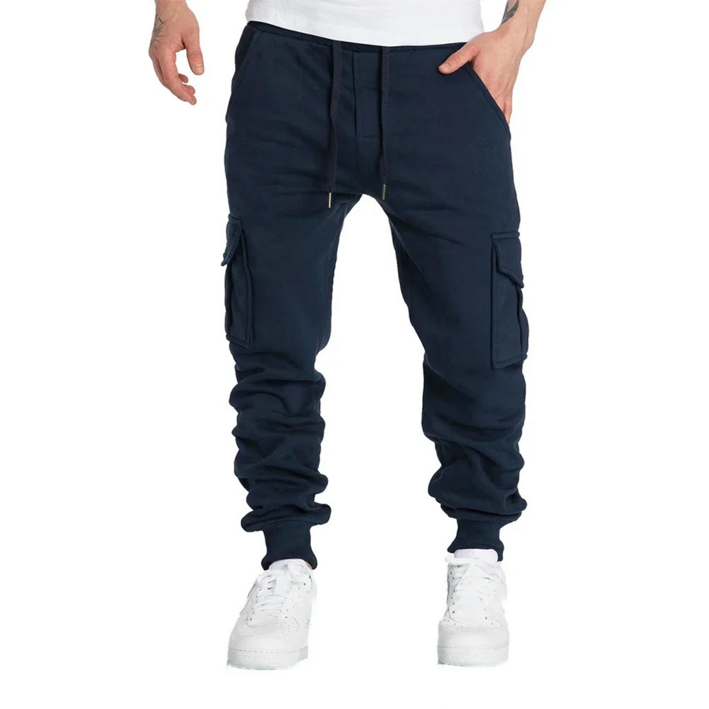 Comfortable Casual Cotton Drawstring Pants for Men - BritishElegance