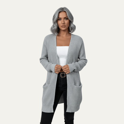 Men’s Open Front Relaxed Knit Cardigan