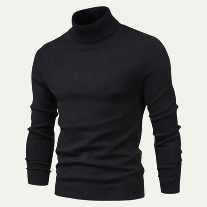 Men’s Mock Neck Light Gauge Pullover