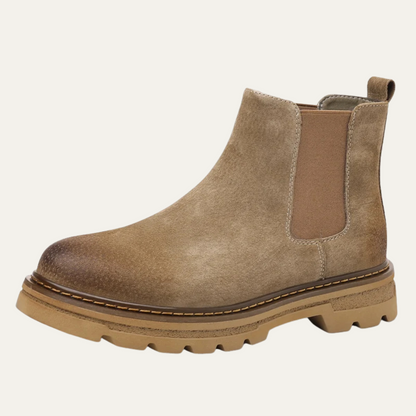 The Cardiff Bay Men's Comfortable Suede Chelsea Boots