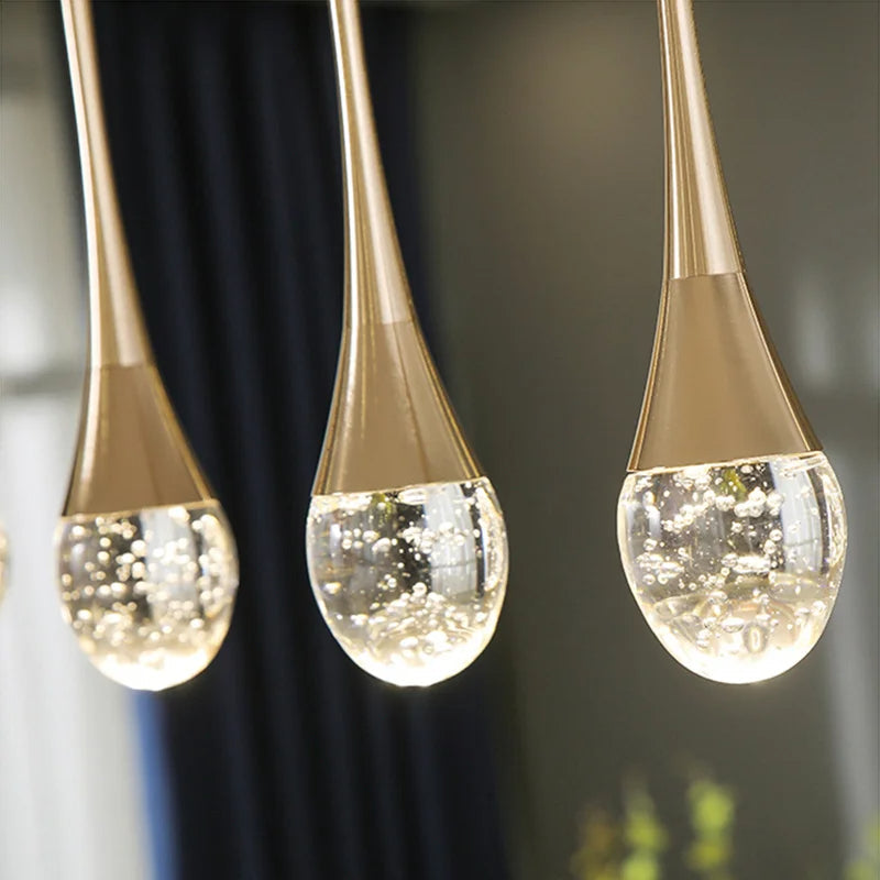 Stylish Glass Hanging Light with Soft Glow - BritishElegance