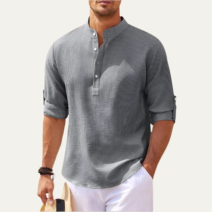 Men’s Textured Popover Shirt