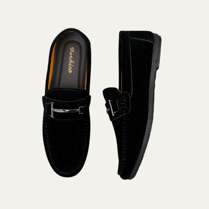 Men’s Classic Buckle Slip On Driving Loafers
