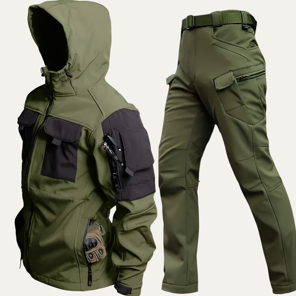 Men’s Tactical Hooded Softshell Utility Suit