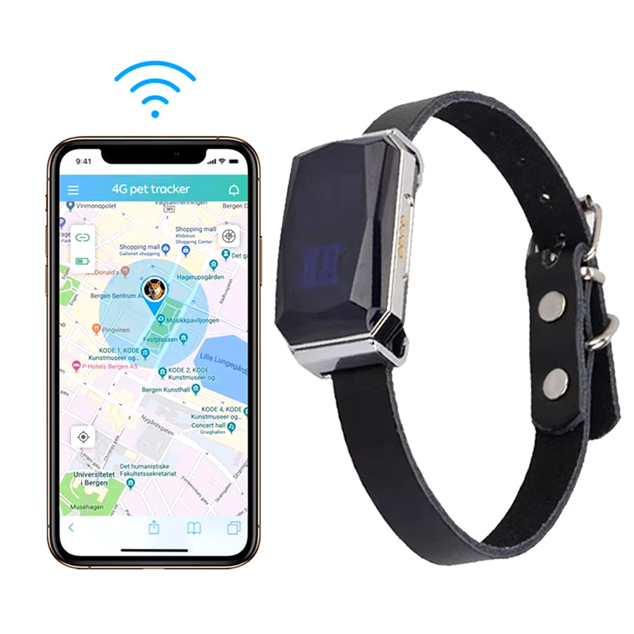 Accurate Pet GPS Tracker Collar for Dogs Cats Easy Use - BritishElegance