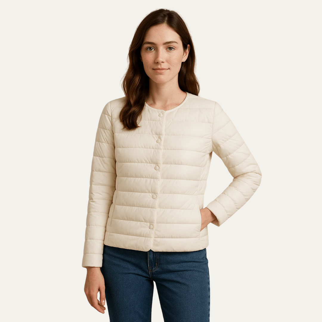 Women’s Lightweight Quilted Snap Jacket