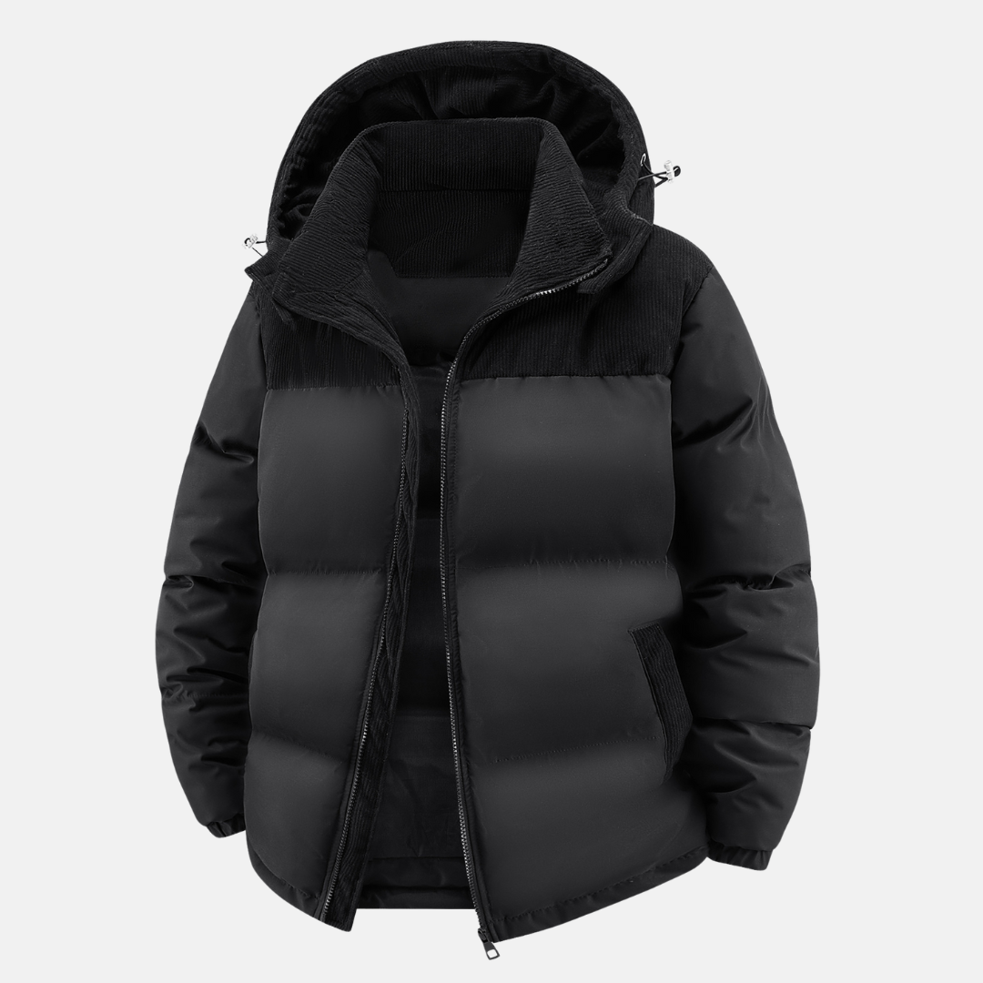 Ivy Puffer Jacket | Quilted Hooded Relaxed Fit Jacket