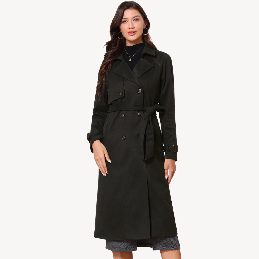 Double-Breasted Trench Coat for Women